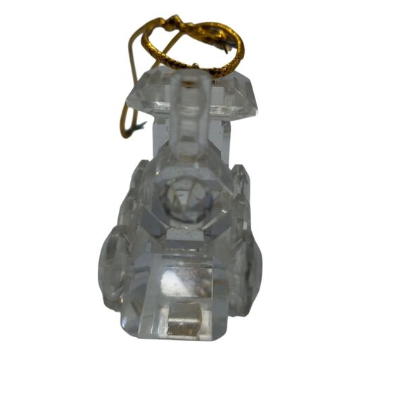 Timeless Treasures Locomotive Train Engine Cut Crystal Faceted Ornament Vintage - Picture 2 of 6